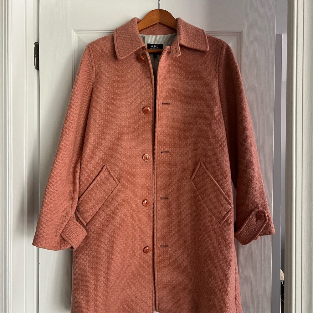 A.P.C. Women's Coral Pea Coat